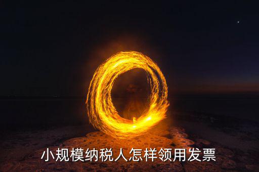 小規模納稅人怎樣領用發票