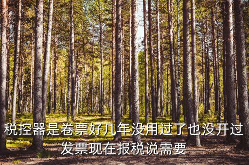稅控器是卷票好幾年沒用過了也沒開過發票現在報稅說需要