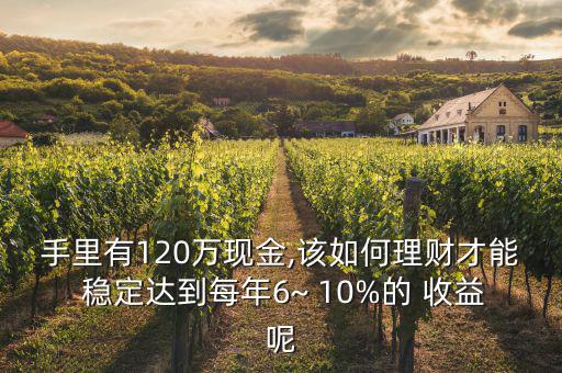 手里有120萬現金,該如何理財才能 穩定達到每年6~ 10%的 收益呢