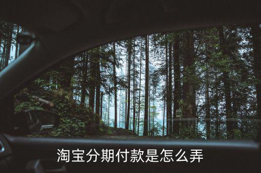 淘寶來分期怎么通過,分期付款優點:先享后付