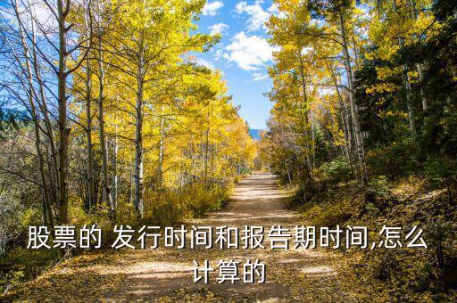 股票的 發行時間和報告期時間,怎么計算的