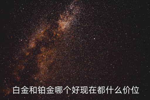  白金和鉑金哪個好現在都什么價位