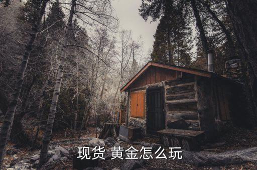  現貨 黃金怎么玩