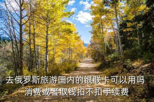 去俄羅斯旅游國內的銀聯卡可以用嗎 消費或者取錢扣不扣手續費