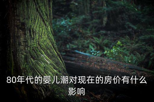 嬰兒潮會催生什么產業，80年代的嬰兒潮對現在的房價有什么影響