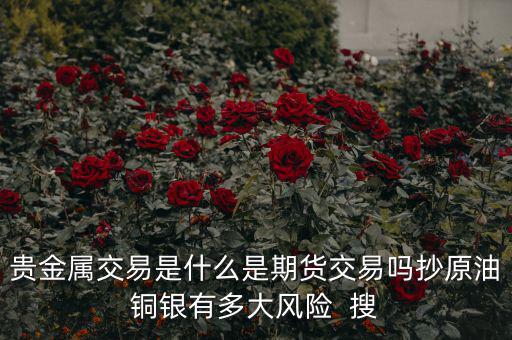 貴金屬交易是什么是期貨交易嗎抄原油銅銀有多大風險  搜