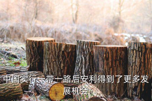 中國實行一帶一路后安利得到了更多發展機會