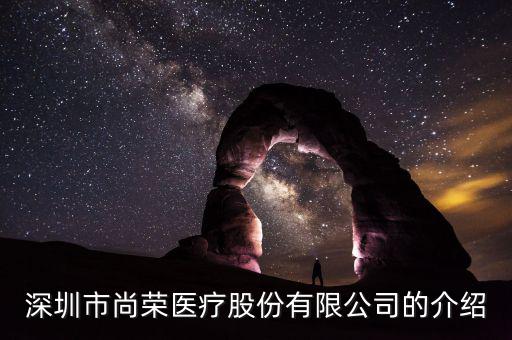 深圳市尚榮醫療股份有限公司的介紹