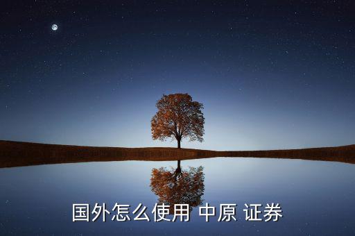 中原證券怎么提現,中原證券是河南省第一家上市金融企業