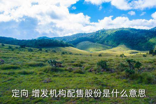 定向增發怎么配股,四大理念助你搞懂股市