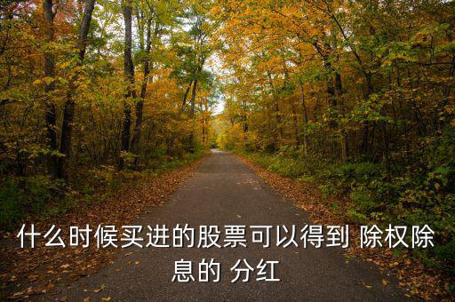 分紅除權怎么買,股權分紅規則:買多少才能分