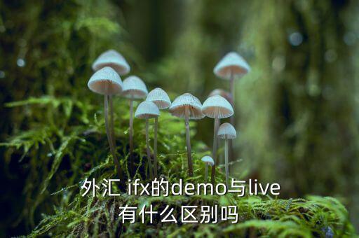  外匯 ifx的demo與live有什么區別嗎