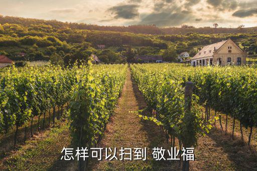 怎么獲得敬業?？?掃描福字即可獲得敬業fu