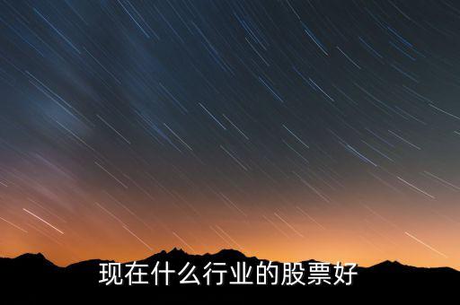 現在什么行業的股票好