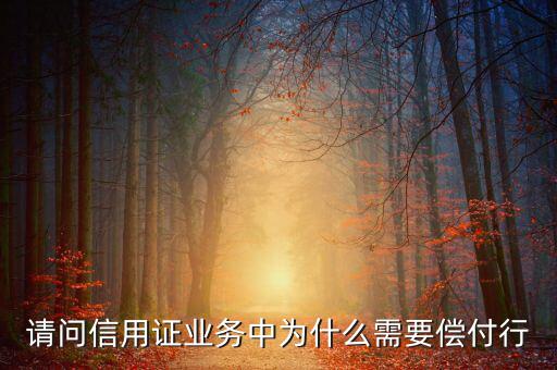 償付行干什么的，請問信用證業務中為什么需要償付行