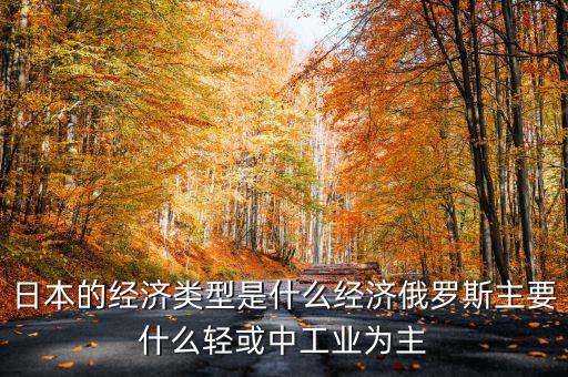 日本經濟結構以什么為主，日本的經濟類型是什么經濟俄羅斯主要什么輕或中工業為主