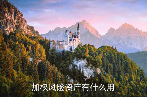加權風險資產有什么用