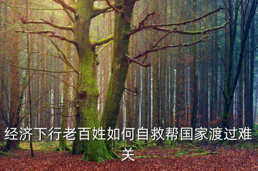 中國為什么經(jīng)濟(jì)下行老百姓怎么辦，經(jīng)濟(jì)下行老百姓如何自救幫國家渡過難關(guān)