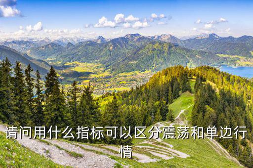 請問用什么指標可以區分震蕩和單邊行情