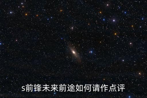 s前鋒做什么產業，s前鋒未來前途如何請作點評
