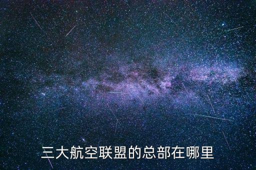 三大航空聯盟的總部在哪里