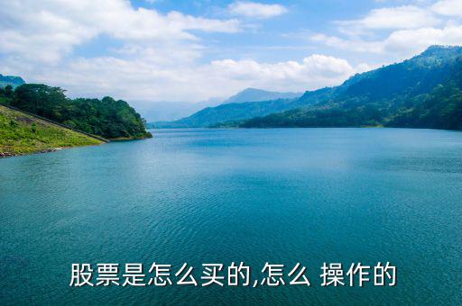 股票是怎么操作的,開戶前先輸入股票代碼和股數交易股票