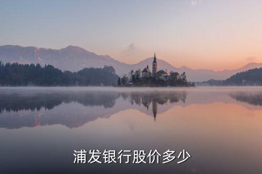 浦發銀行股票怎么樣,上海浦發銀行股價與整體板塊一致