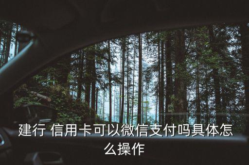 建行的信用卡怎么發紅包,中國建設銀行卡號流程如何使用