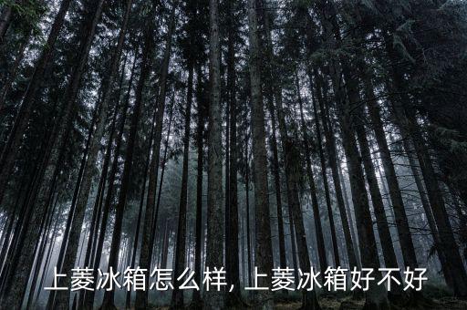 上菱品牌怎么樣,上菱冰箱質量過硬性能優秀