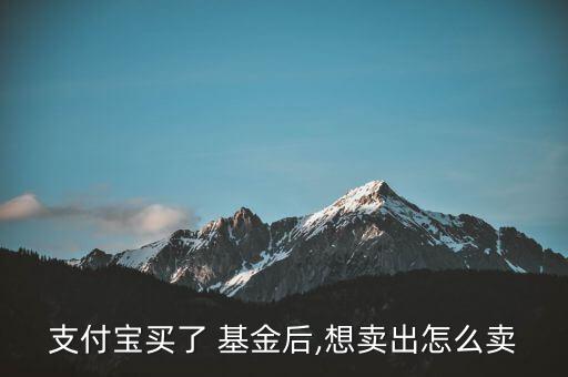 創作板分級基金怎么賣,基金理財知多少（一））