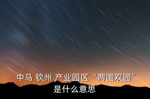 中馬欽州產業園區怎么樣,廣西中馬欽州產業園開園奠基