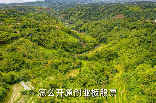 怎么開通創業板股票