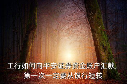 第一次怎么賺錢(qián)到證卷賬號(hào),如何把錢(qián)轉(zhuǎn)到證券賬戶?