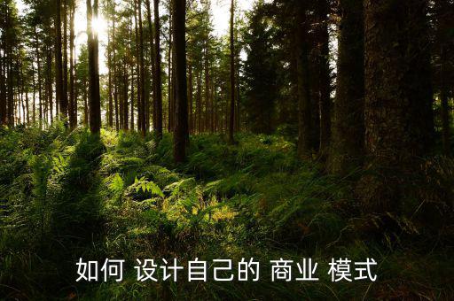 怎么設計商業模式,分析商業模式:主要關注市場中各方的關系