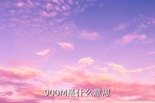 負(fù)債900m是什么意思，900m是什么意思