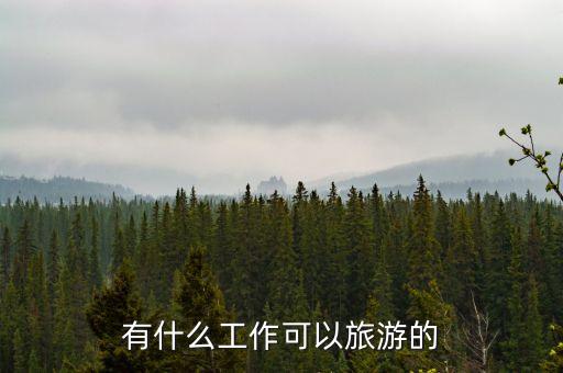可以旅游的是什么職業，有什么工作可以旅游的