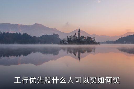 什么人能買優先股，工行優先股什么人可以買如何買