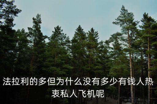 為什么富豪不買大飛機，公務機失寵富豪不再買貴買大