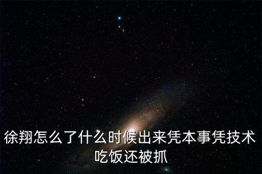 徐翔怎么了什么時候出來憑本事憑技術吃飯還被抓
