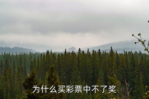 買(mǎi)彩票為什么不中獎(jiǎng)，彩票為什么不中獎(jiǎng)
