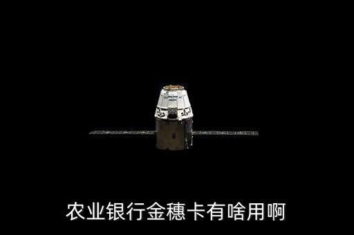 農業銀行金穗卡有啥用啊