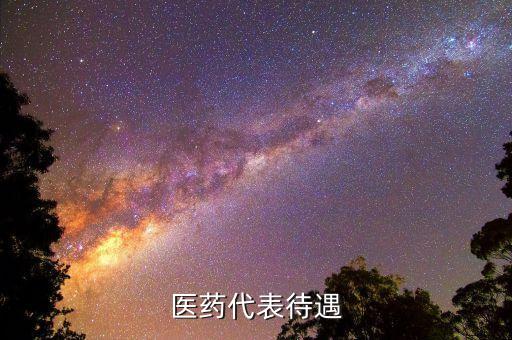 醫藥代表待遇