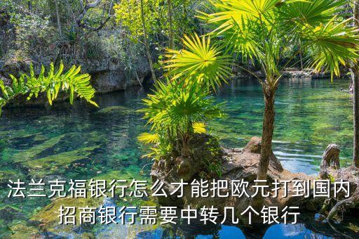 法蘭克福銀行怎么才能把歐元打到國內招商銀行需要中轉幾個銀行