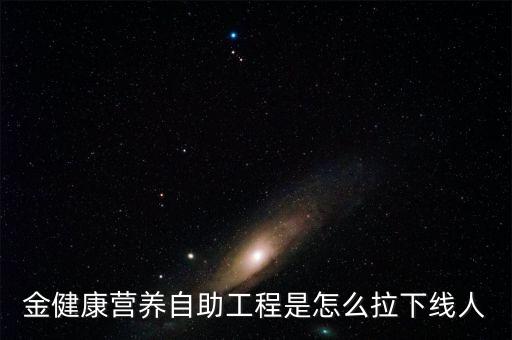 金健康是通過什么方式賺錢，金健康營(yíng)養(yǎng)自助工程是怎么拉下線人