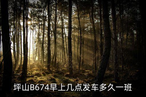 坪山華誼兄弟文化城什么時候動工，坪山B674早上幾點發車多久一班