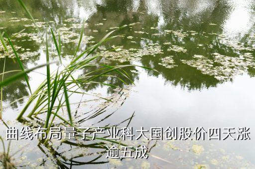 曲線布局量子產業科大國創股價四天漲逾五成