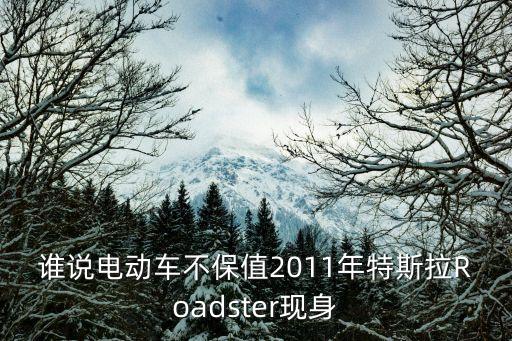誰說電動車不保值2011年特斯拉Roadster現身