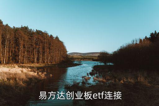  易方達創業板etf連接