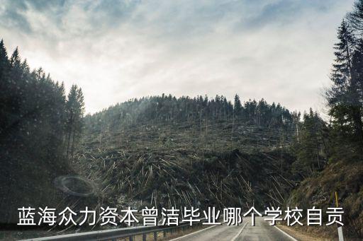 藍海眾力資本曾潔畢業哪個學校自貢