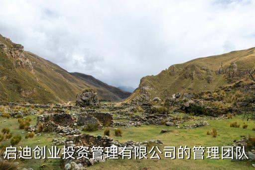啟迪創業投資管理有限公司的管理團隊